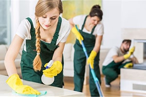 Professional floor cleaning service - hardwood, tile, and carpet